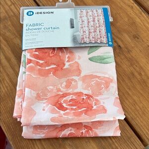 iDesign Floral Shower Curtain